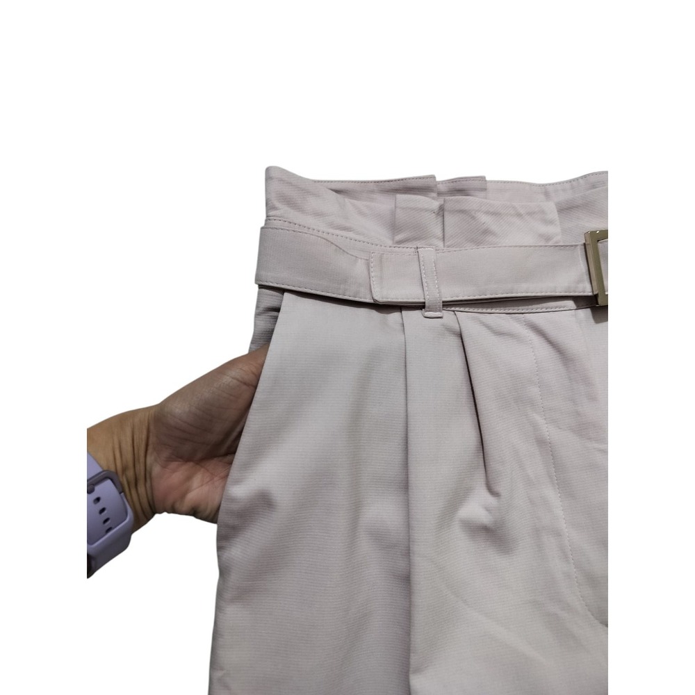 New Ted Baker London Women's Tan Lucjat Tailored Welt Pockets Trouser Pants Sz 6 - Picture 4 of 12